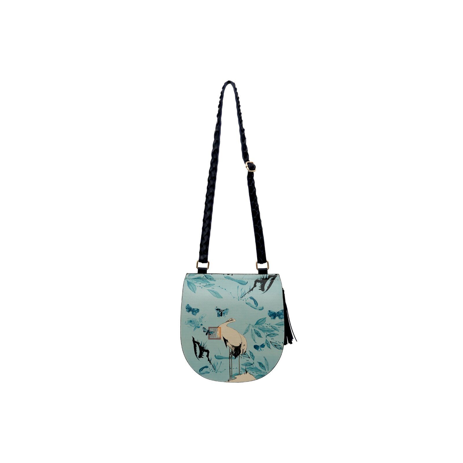 DOGO Umhängetasche Ivy Bag Umhängetasche Storks Damen Schultertasche, Handgefertigt