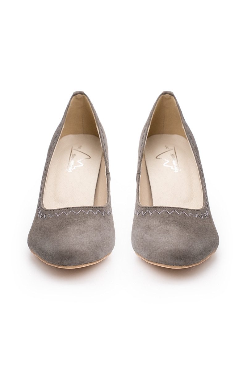 Hirschkogel Trachtenpumps - DALIA - khaki, anthrazit Pumps