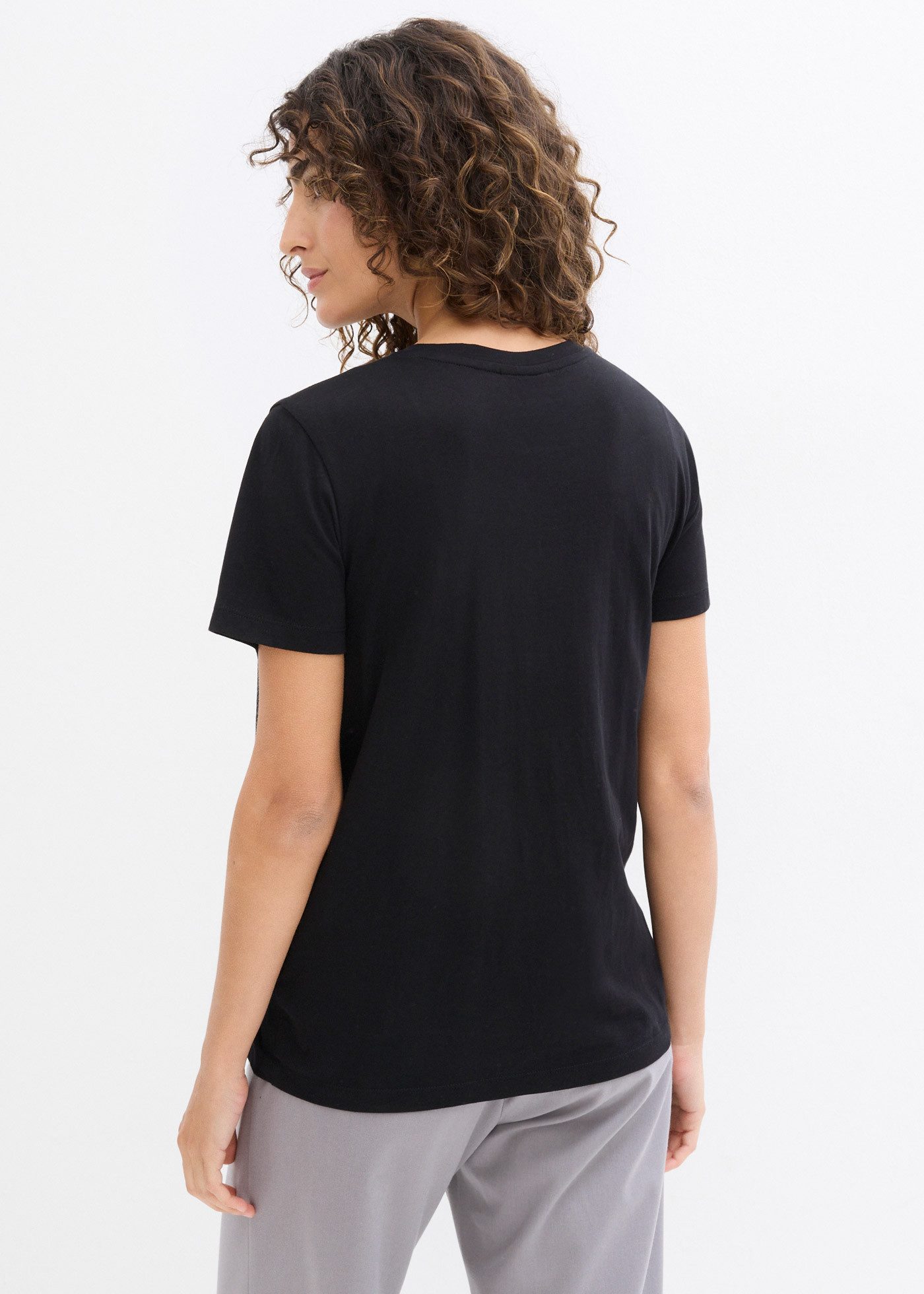 bonprix Umstandsshirt (Packung, 2-tlg) lässige Passform, Kurzarm, mit Stillfunktion