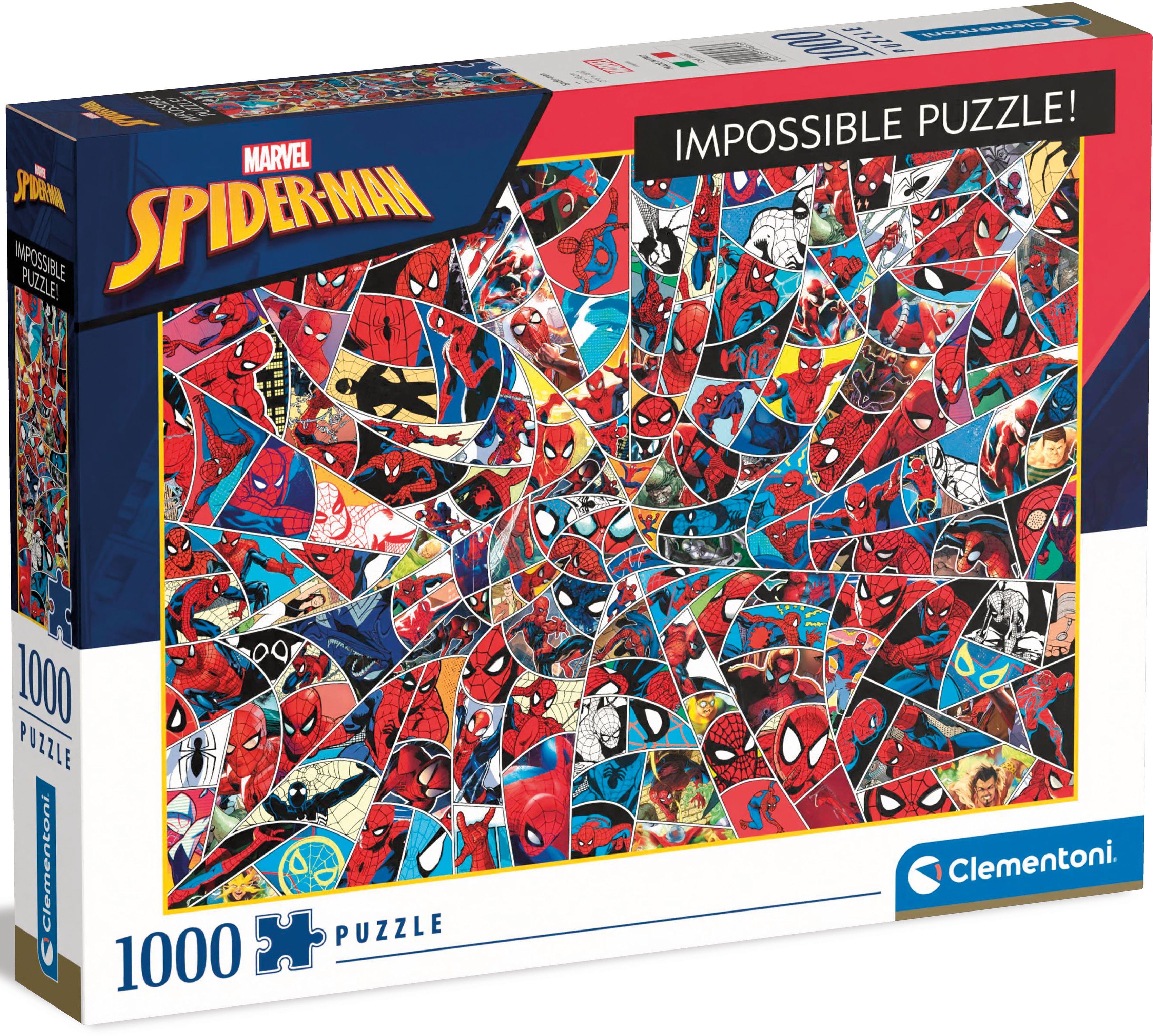 Clementoni® Puzzle Impossible Collection, Spiderman, 1000 Puzzleteile, Made günstig online kaufen