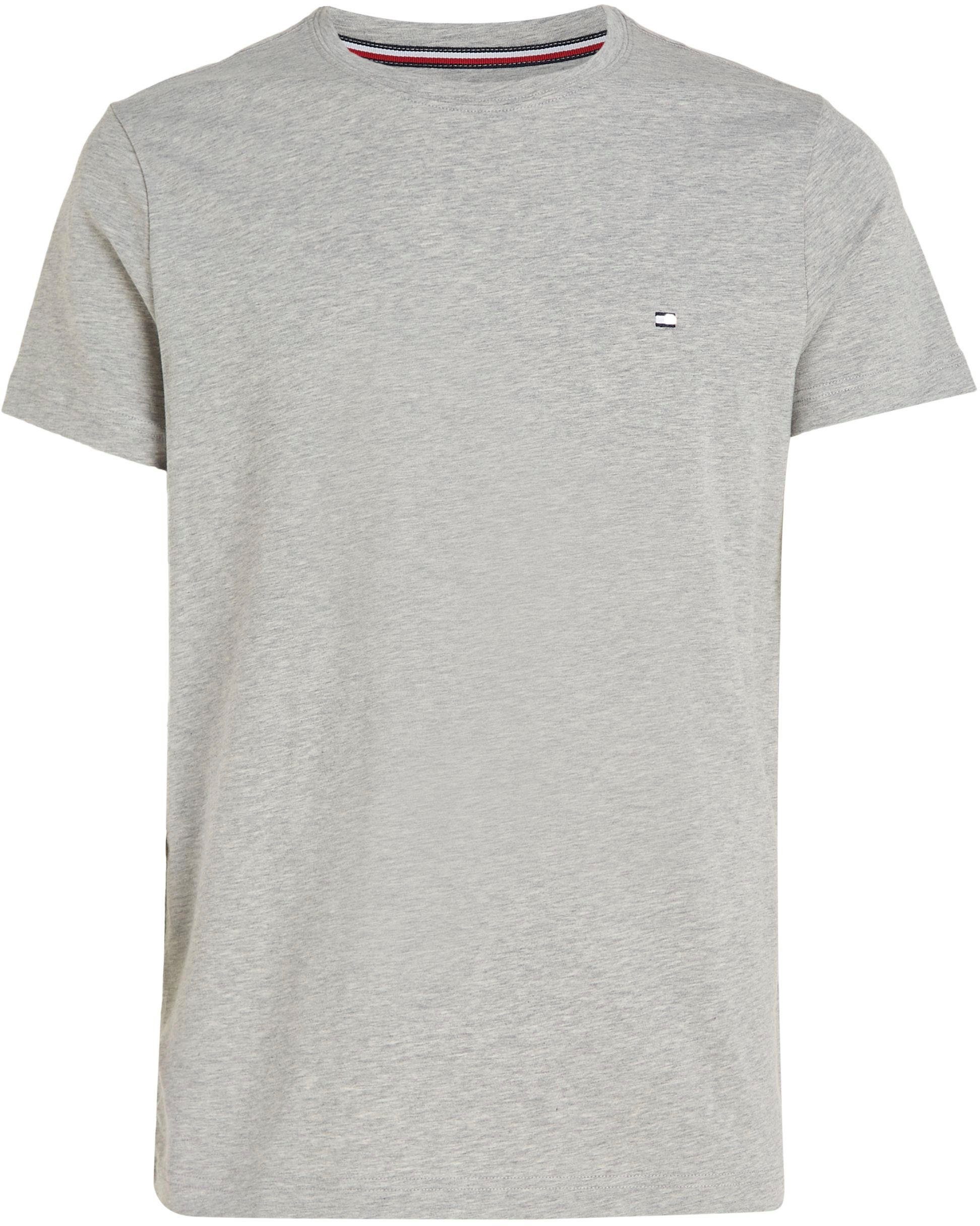 T-Shirt grey T-Shirt Stretch RH Slim melange Tommy Hilfiger