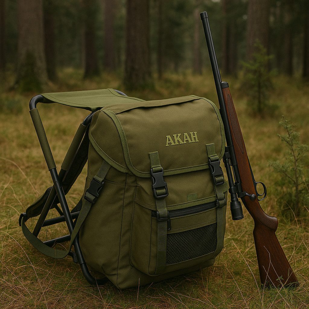AKAH Trekkingrucksack Sitzrucksack Jagdrucksack 34L – Wasserfest, gepolstert von Oefele Jagd