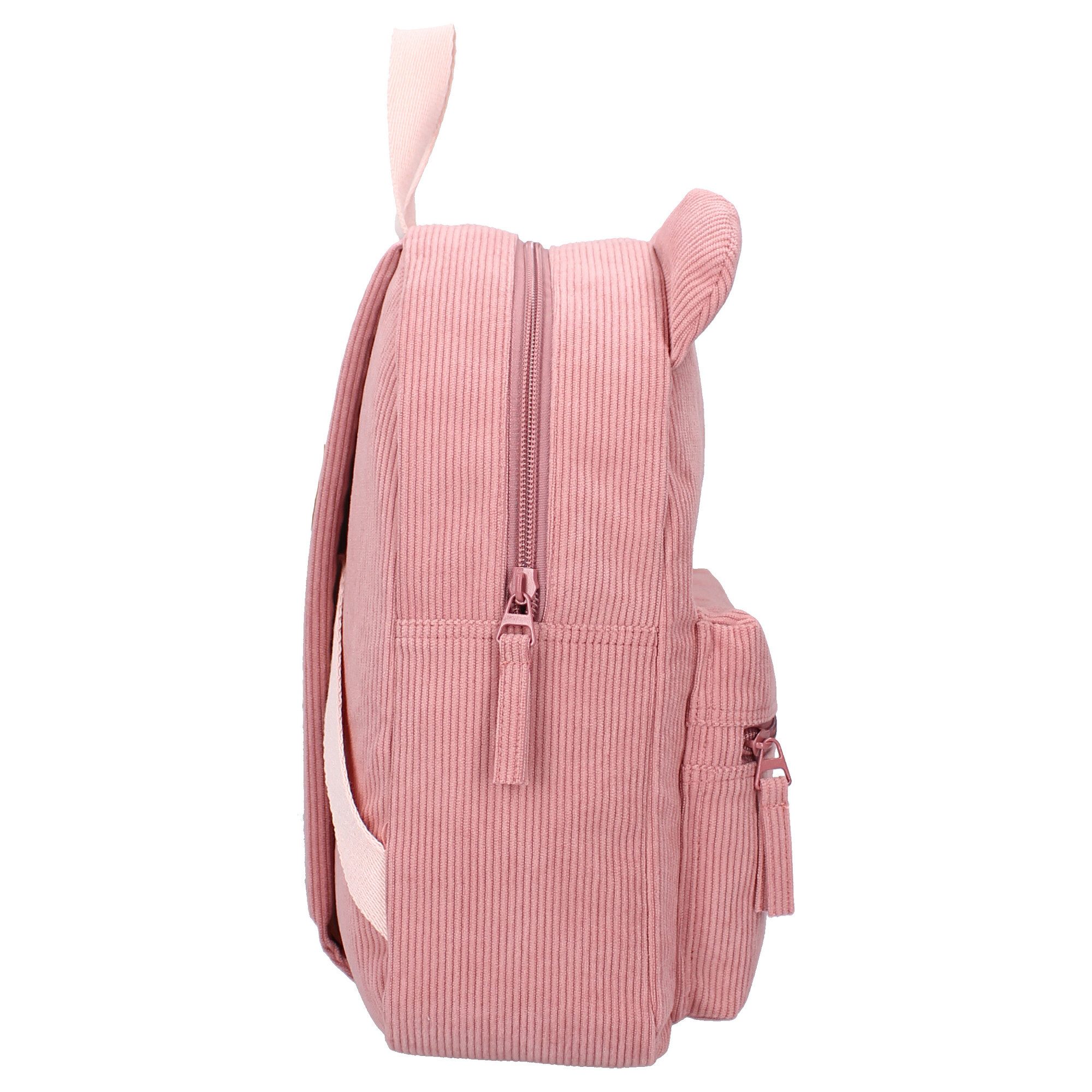 Vadobag Rucksack Prêt Rucksack 3D Ridge And Row – Beiger Rucksack aus Rippstoff