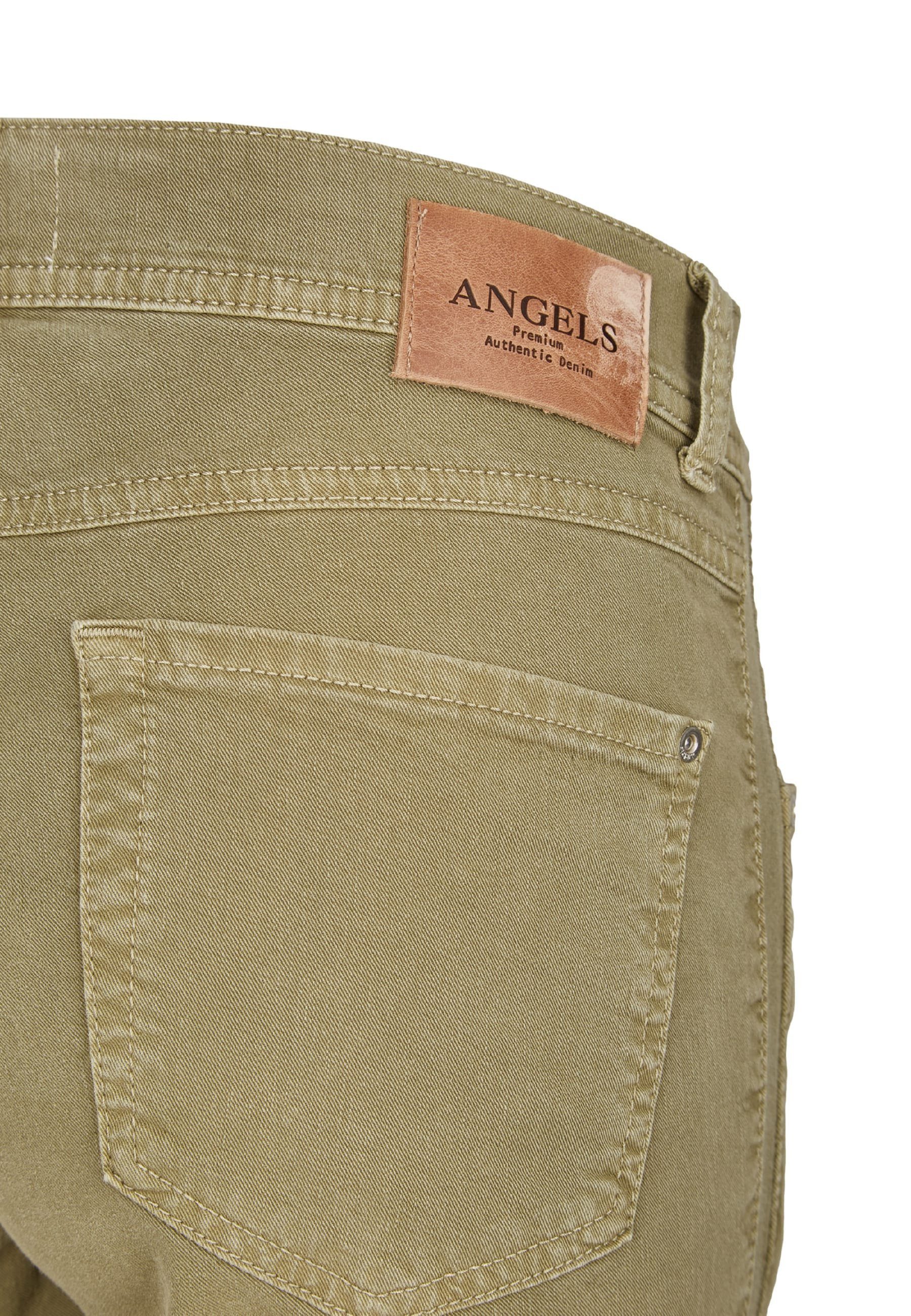 Denim ANGELS Galon Label-Applikationen Ornella Jeans in Coloured 7/8-Jeans mit