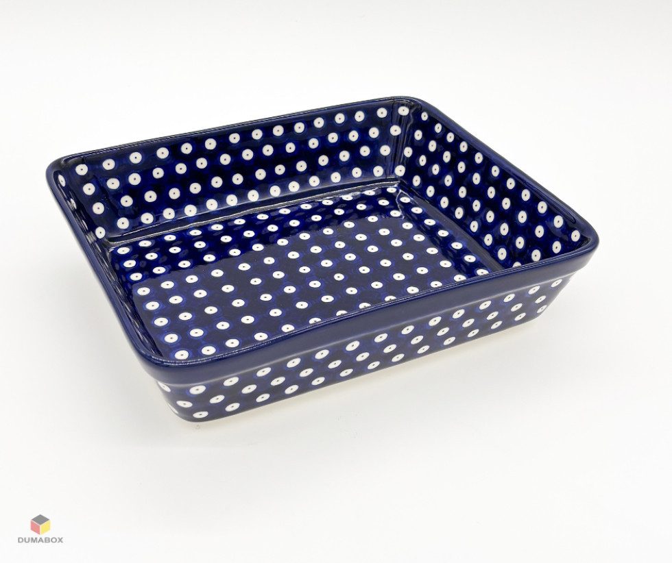Ceramika Artystyczna Bolesławiec Backform Handgemachte Ofenform aus Bunzlauer Keramik – 23x28,5cm