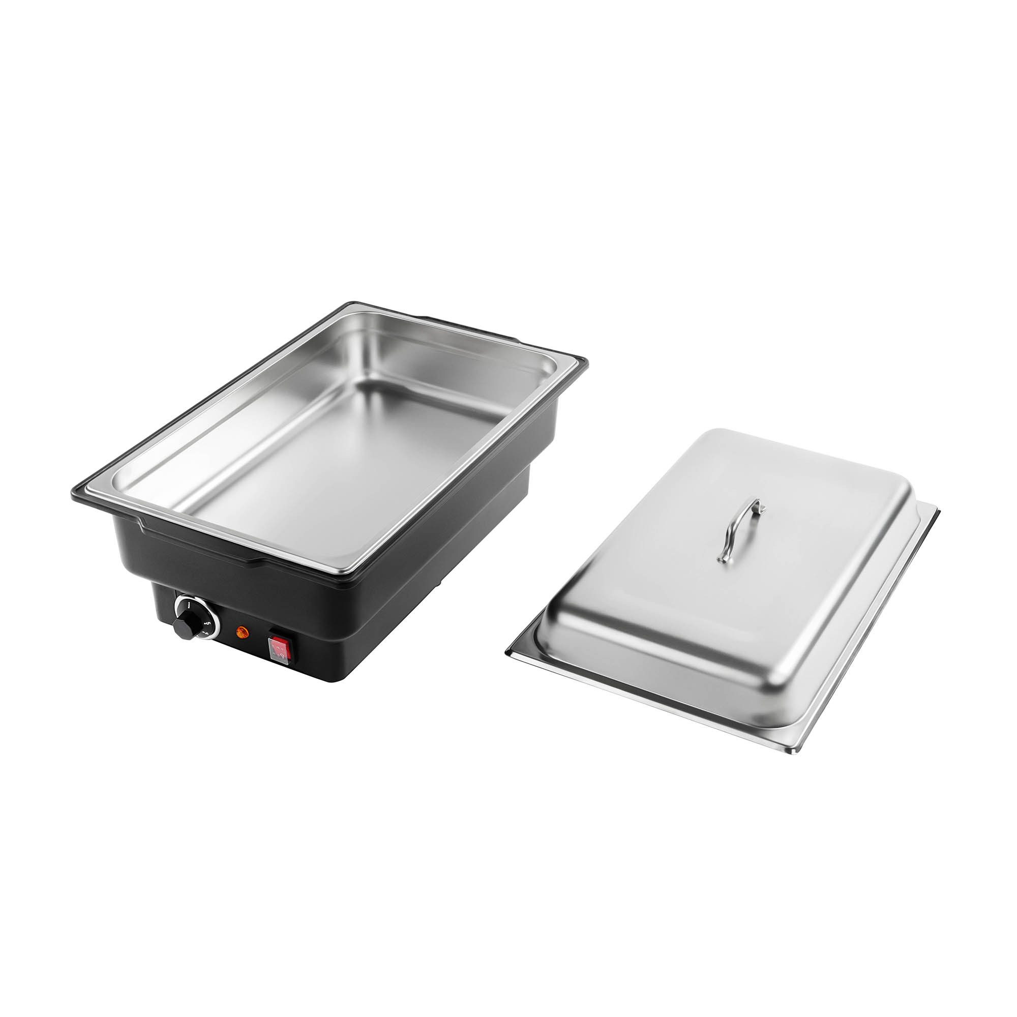 Royal Catering Speisenwärmer Chafing Dish 900 W GN 1/1 Behälter 100 mm 13L, verschiedene Größen