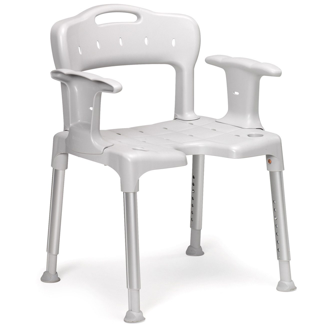 ETAC Dusch- und Badhocker Duschstuhl Swift, mit Rücken- und Armlehnen 45 x 41 cm max. 160 kg