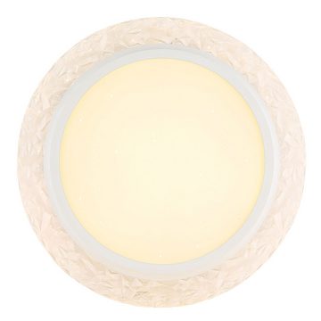 Globo LED Deckenleuchte, Deckenleuchte Deckenlampe Wohnzimmerlampe rund weiß opal Flurlampe