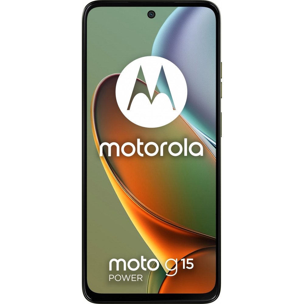 Motorola XT2521-5 Moto G15 Power 256 GB / 8 GB - Smartphone - iguana green Smartphone (6,72 Zoll, 256 GB Speicherplatz) grün