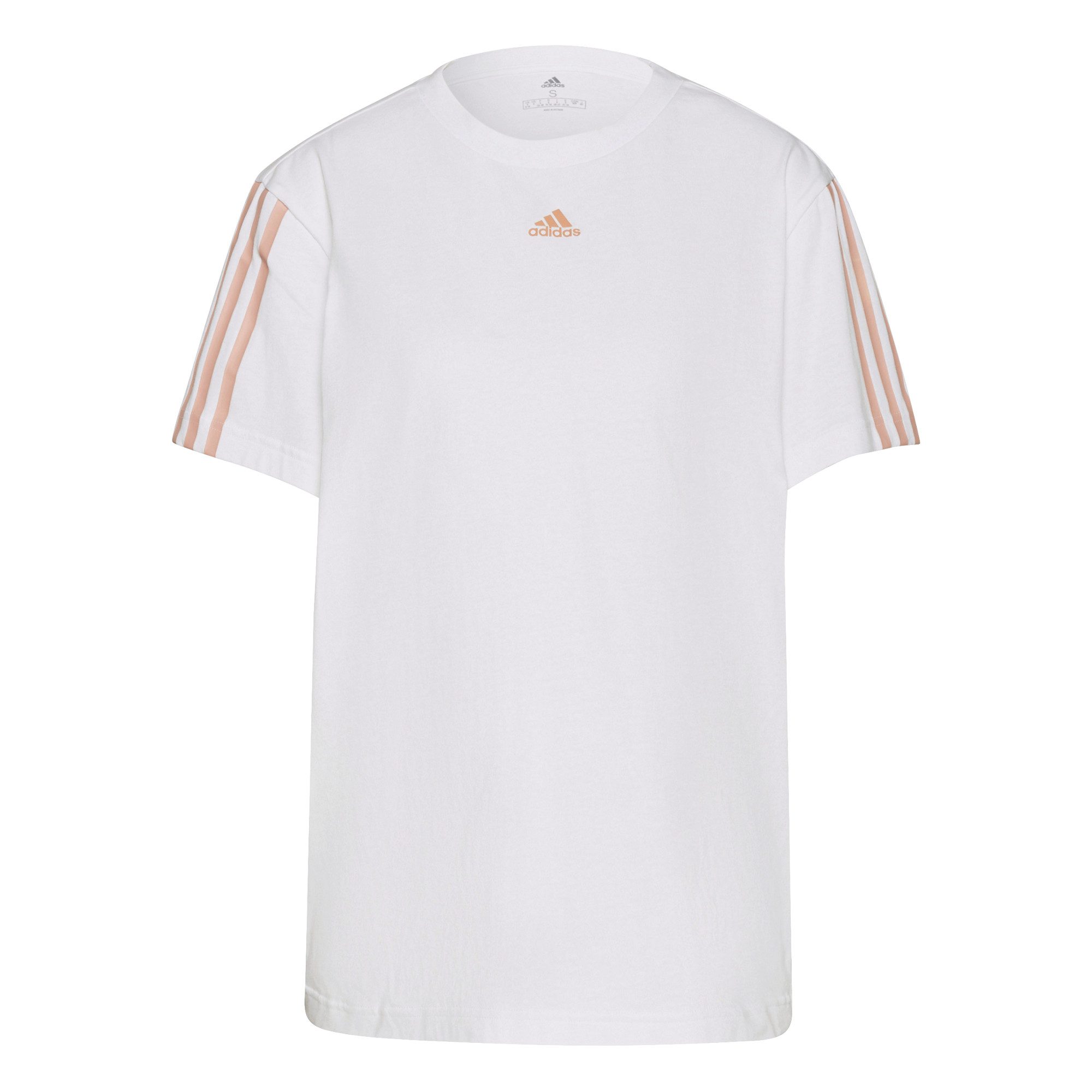 T-Shirt adidas Damen T-Shirt Essentials Boyfriend 3-Streifen T-Shirt