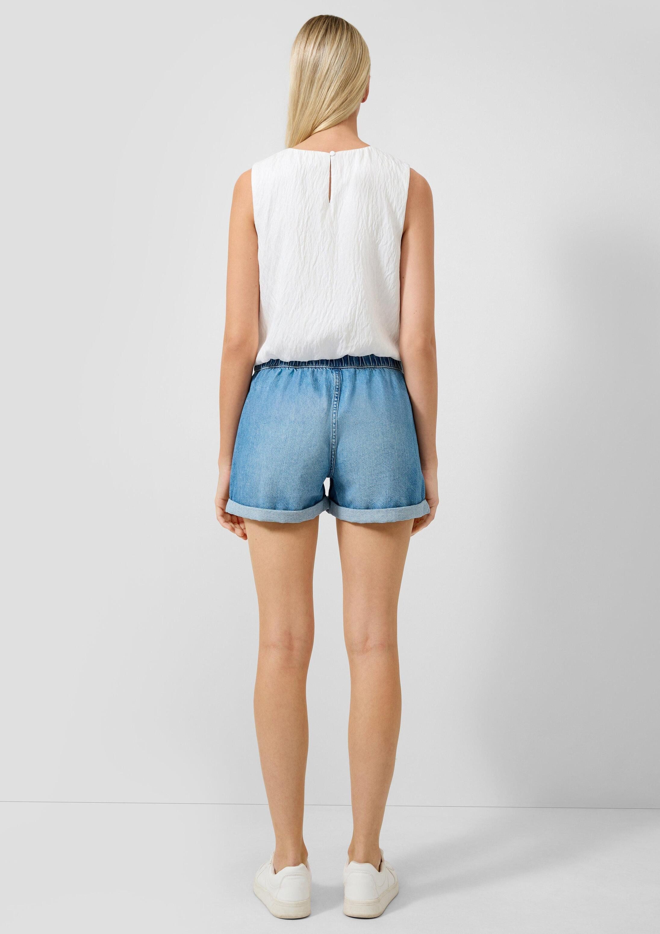 QS Jeansshorts Jeans-Hose Jeans-Shorts Abby / Relaxed Fit / Mid Rise