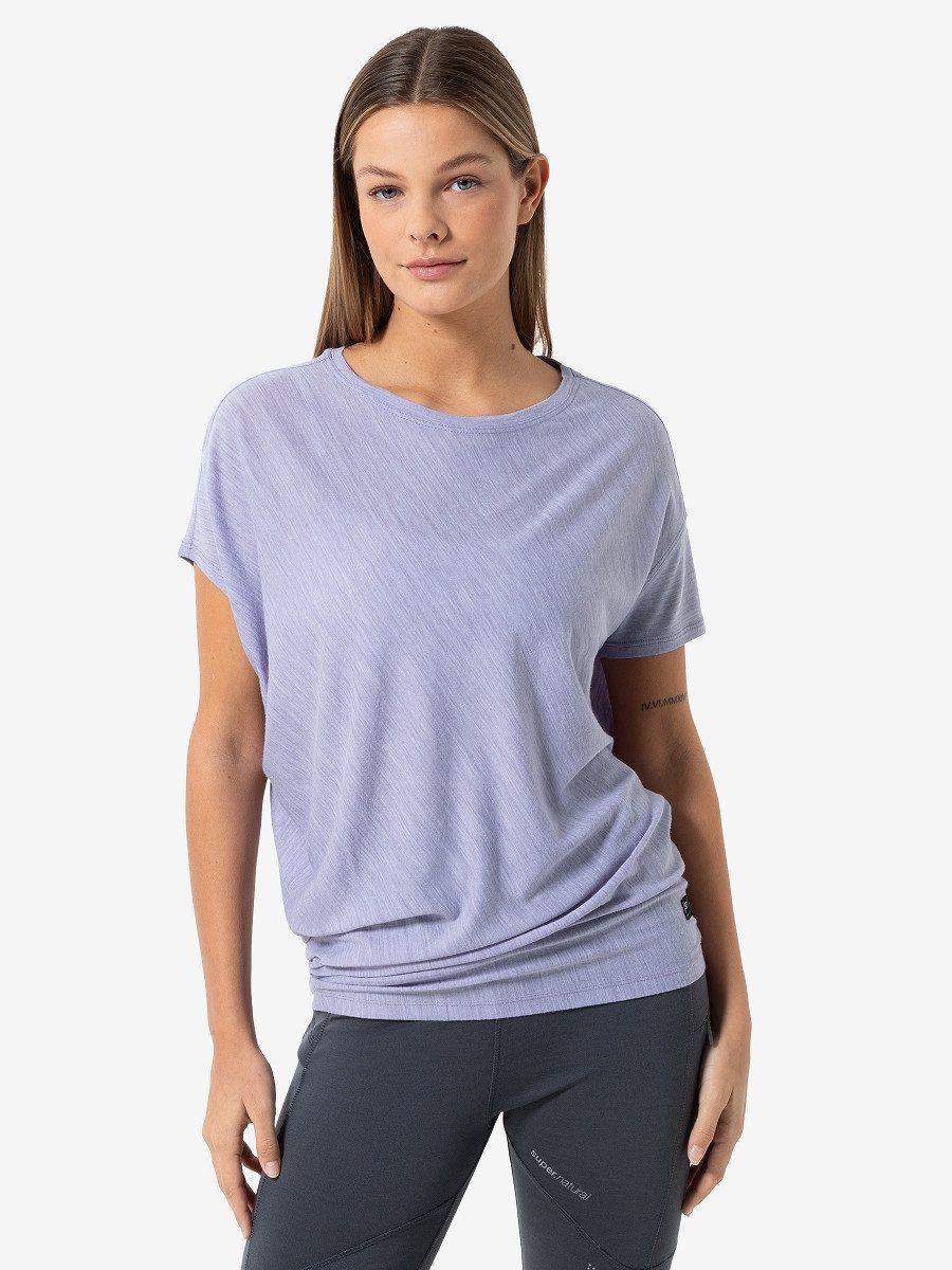SUPER.NATURAL T-Shirt asymmetrisch geschnittenes W YOGA günstig online kaufen