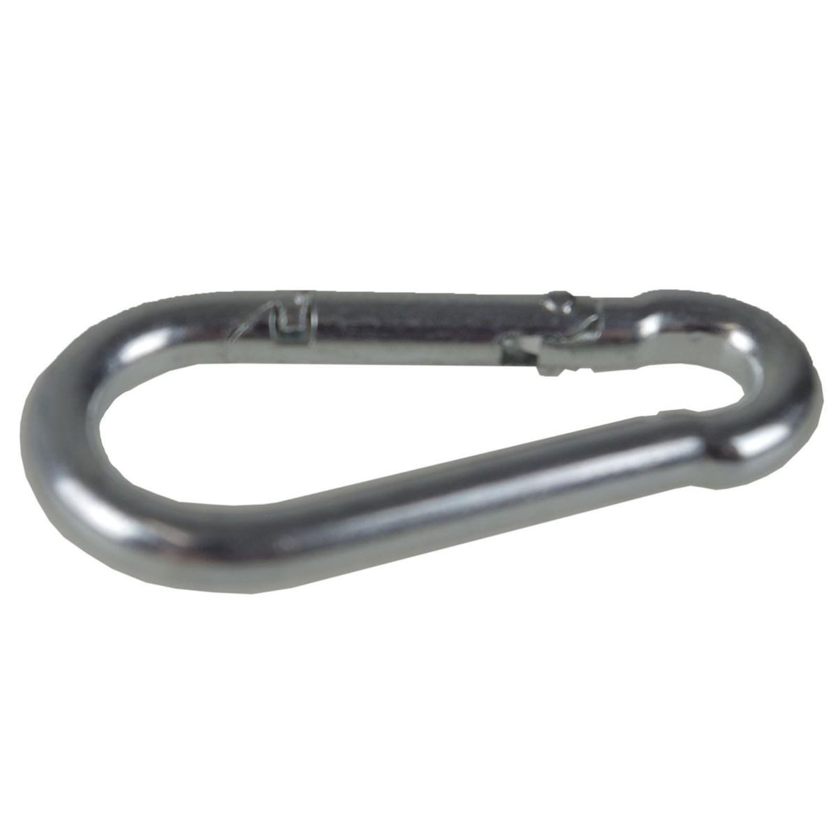 Work-it Karabiner Karabinerhaken 4x40mm verzinkt Metall 2Stück, 2er-Set