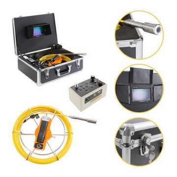 Arebos Rohrkamera, Endoskop, Kanalkamera, 30 m, mit USB Anschluss Inspektionskamera (60 min Videoaufnahme, Aufnahmezeit: 7 Stunden)