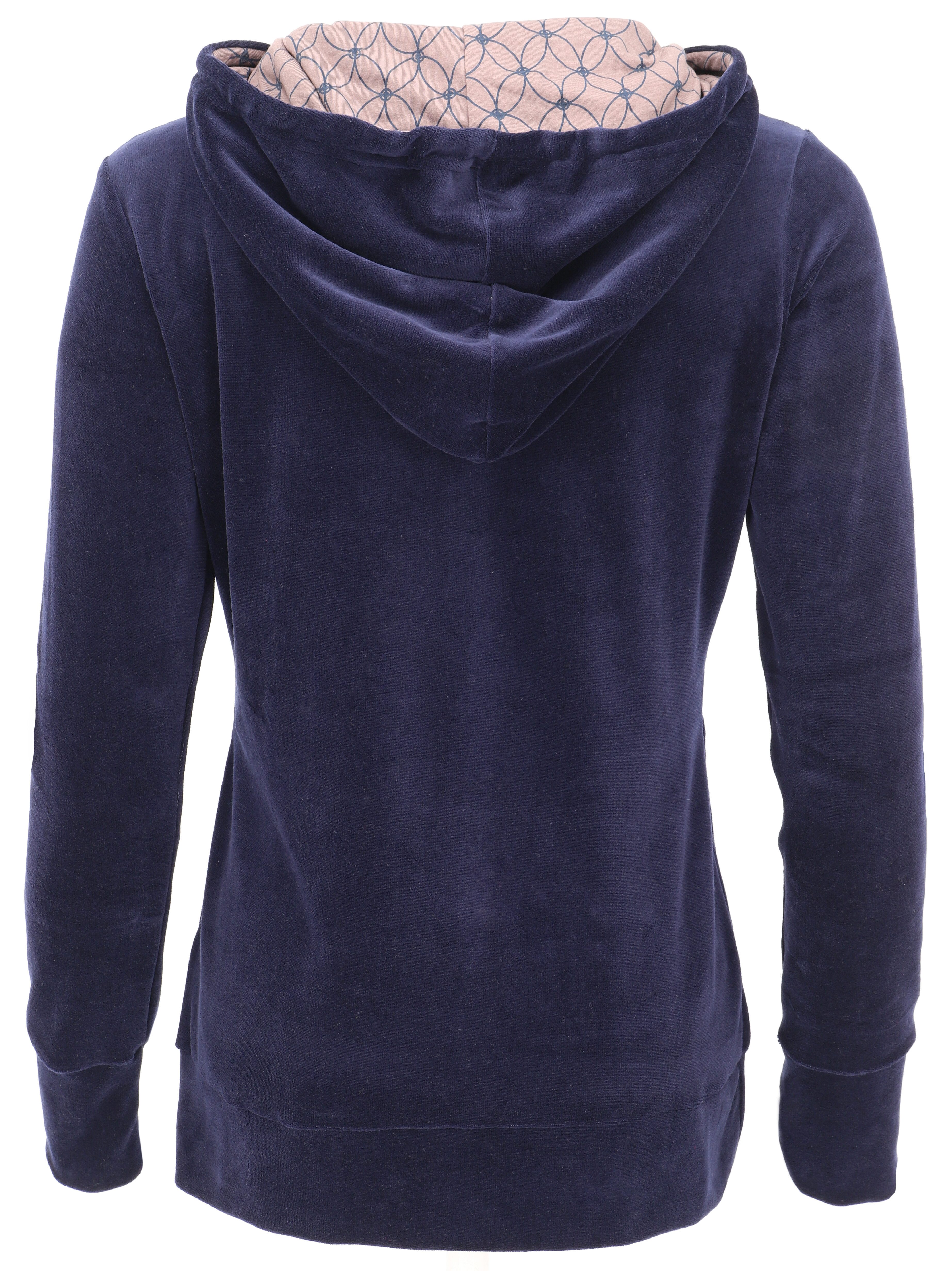 Guru-Shop Longsleeve Nicki-Kapuzenpullover, weicher Hoodie, Boho.. günstig online kaufen