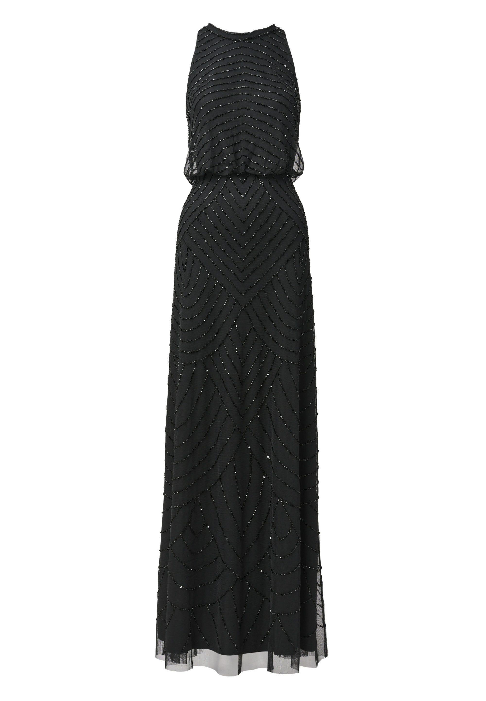 Adrianna Papell Abendkleid Beaded Halter Long Dress Tailliert, figurbetont, günstig online kaufen