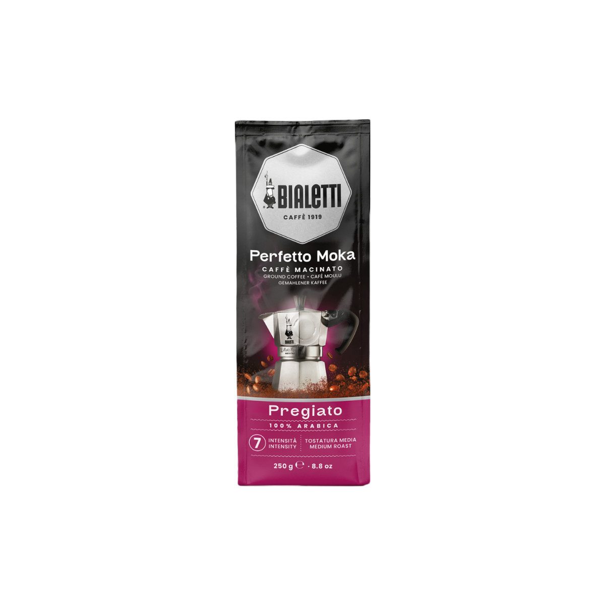 BIALETTI Kaffee Gemahlener Kaffee Bialetti Perfetto Moka Pregiato, 250 g