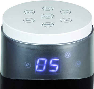 NORDIC HOME CULTURE Kompakt-Küchenmaschine NHC SMART Home Turmventilator, Smarter Säulenventilator 55Watt, 120, 55 W
