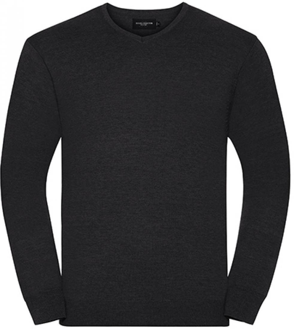 Russell Sweatshirt V-Neck Knitted Pullover