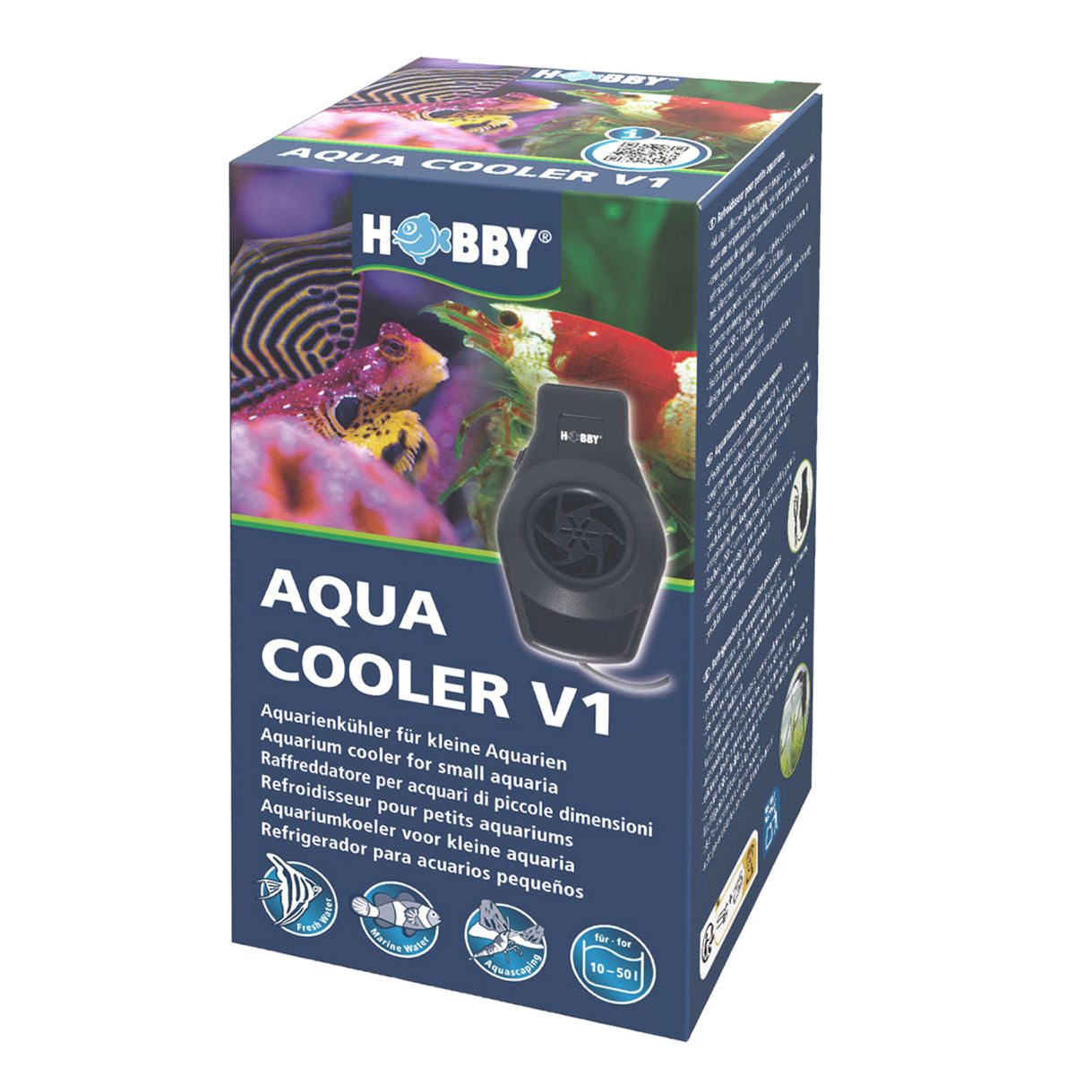 HOBBY Regelheizer Aqua Cooler V1, Kühleinheit für Aquarien bis 50 L