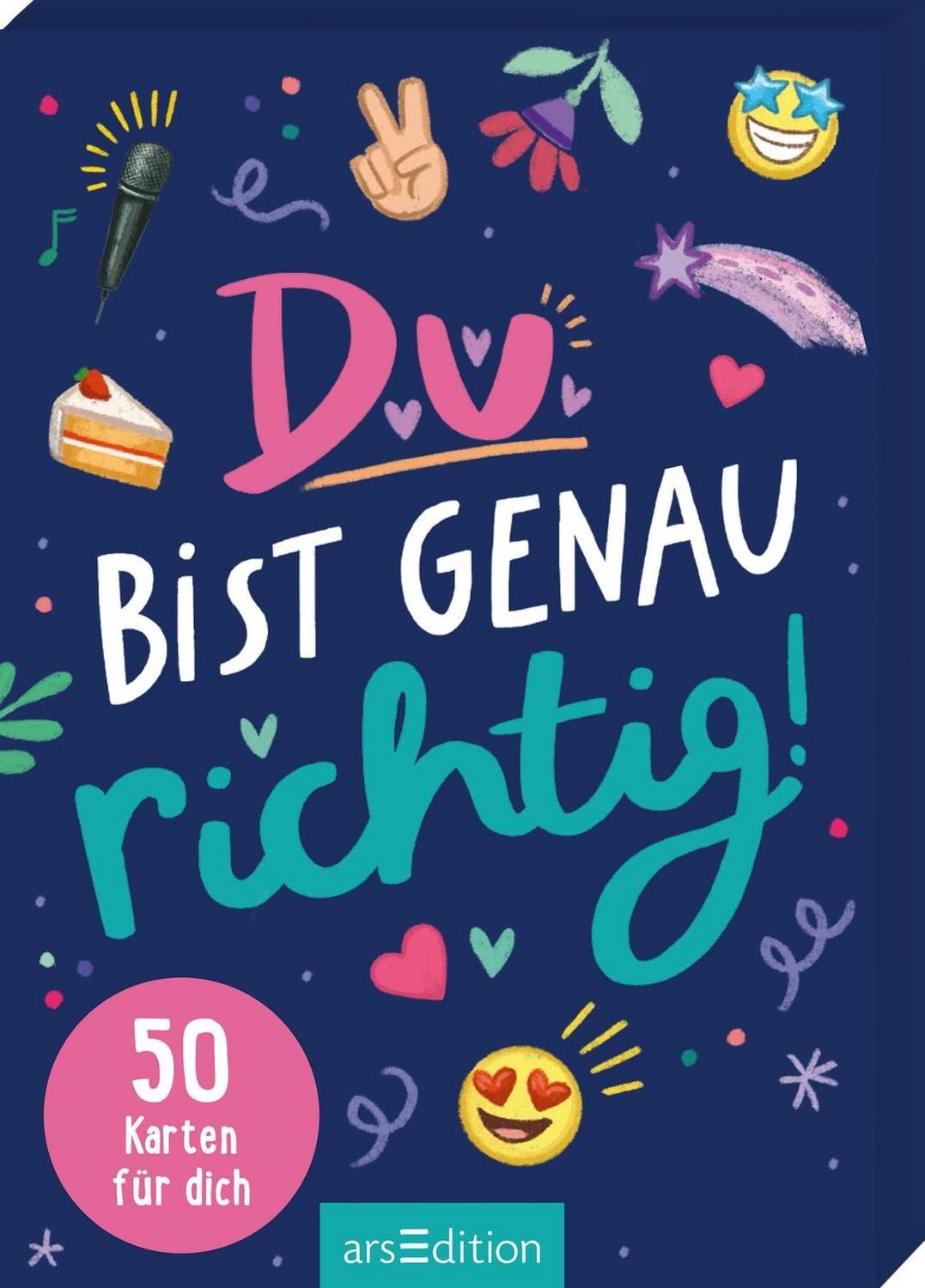 Du bist genau richtig! – 50 Karten für dich (PS: Du bist die Beste) / Natalie Buchholz