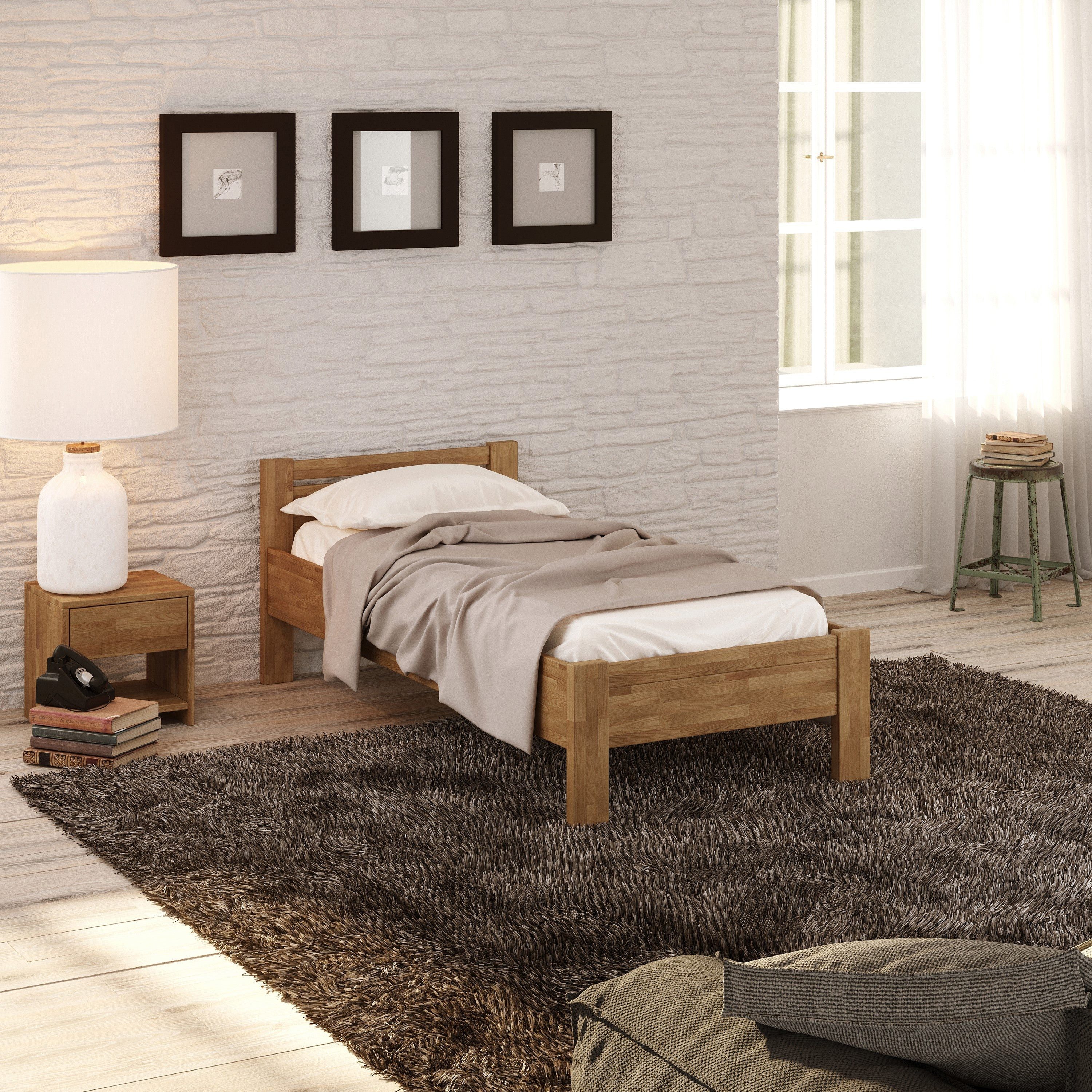 Krok Wood Massivholzbett Seniorenbett SiSi aus günstig online kaufen