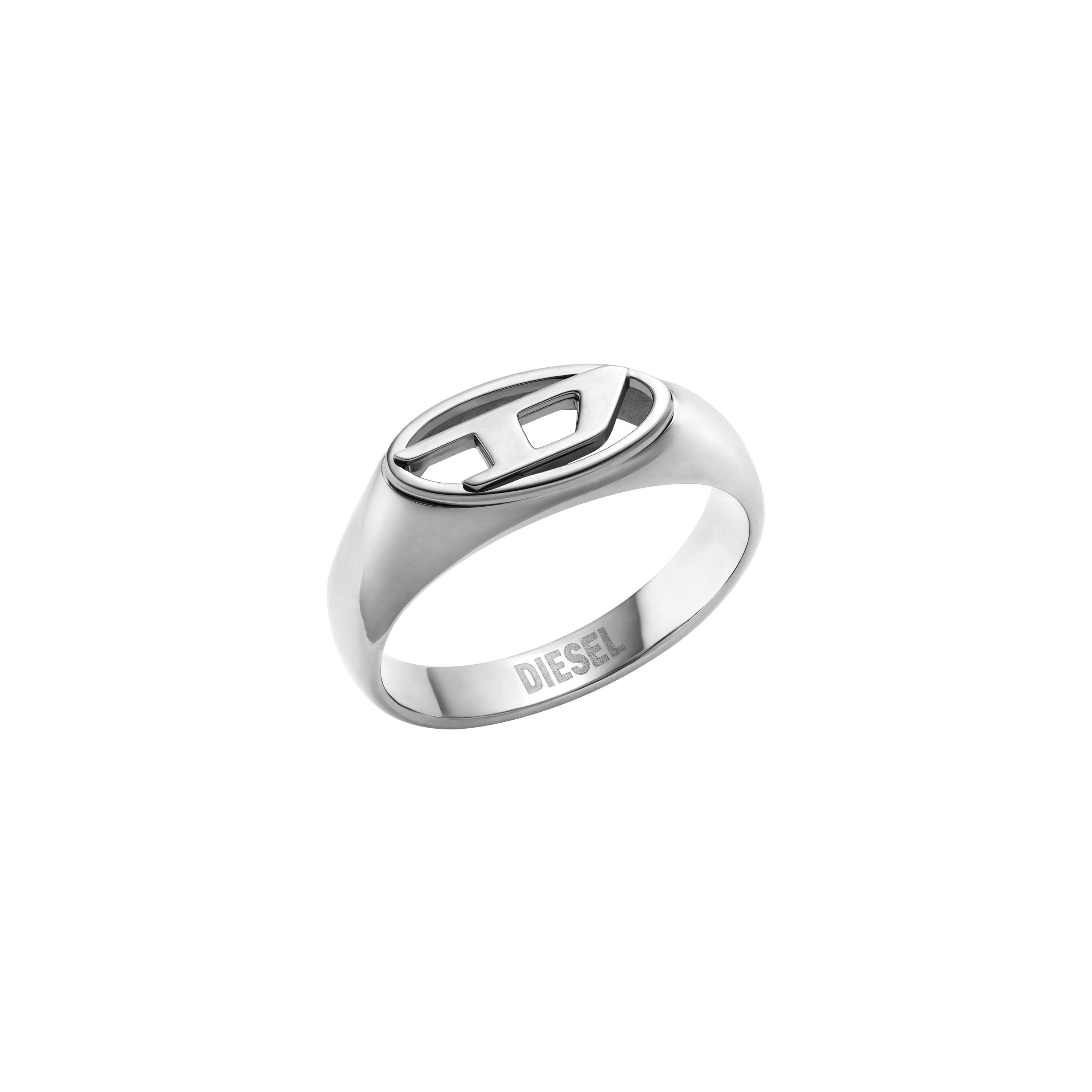 Diesel Fingerring Schmuck Geschenk Edelstahl Ring OVAL D LOGO günstig online kaufen