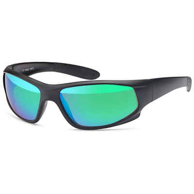 BEZLIT Eyewear Sonnenbrille Damen Herren Sport Sonnenbrille Elegante Sport Biker (1-St) mit schwarzen Linsen