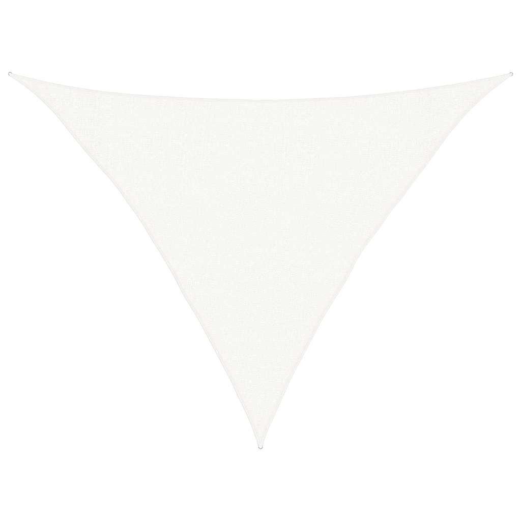 vidaXL Sonnensegel Sonnensegel 160 g/m² Weiß 3x3x4,2 m HDPE, (1-tlg)