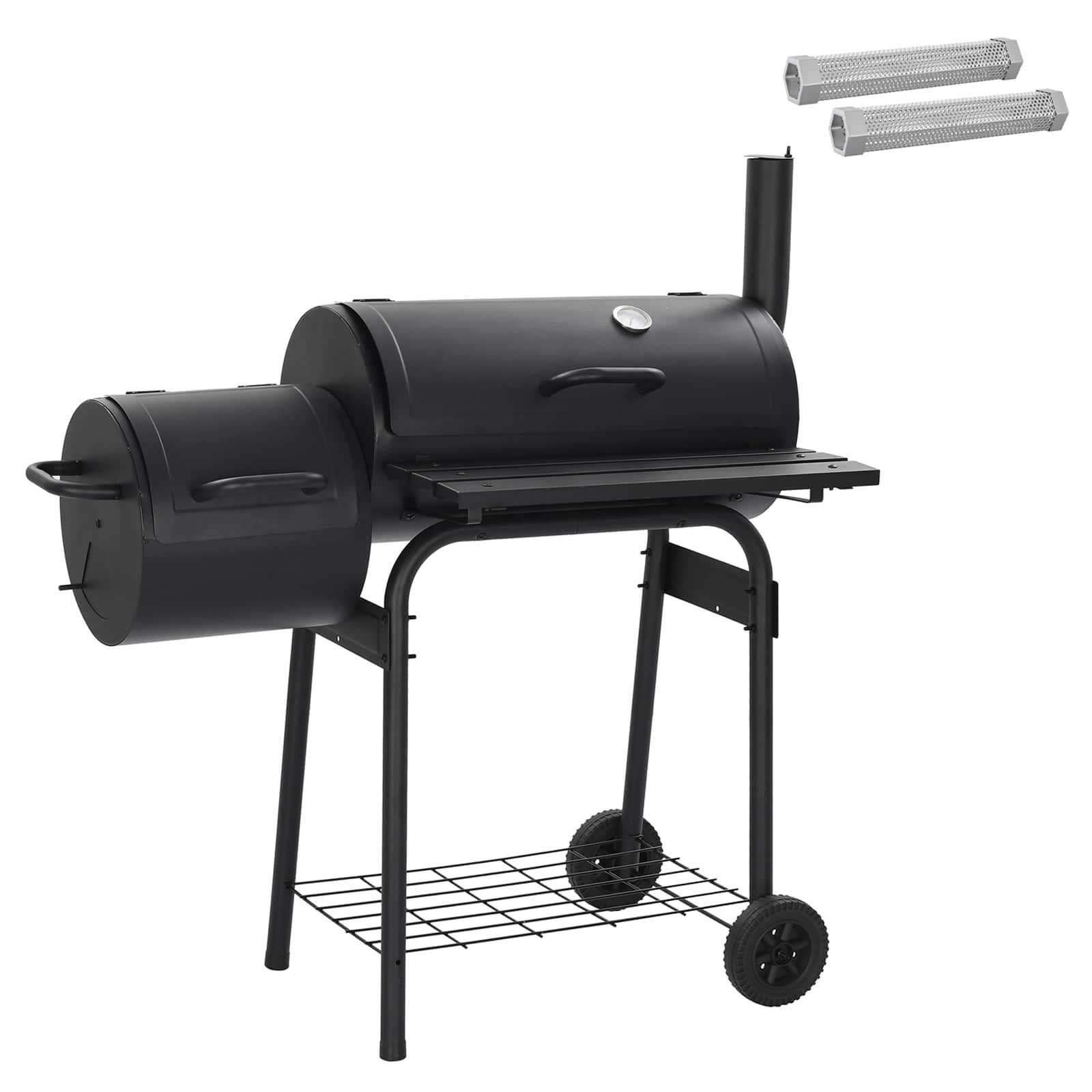 vidaXL Grillkamin Outdoor Grill 103 x 60 x 113 cm Stahl Schwarz