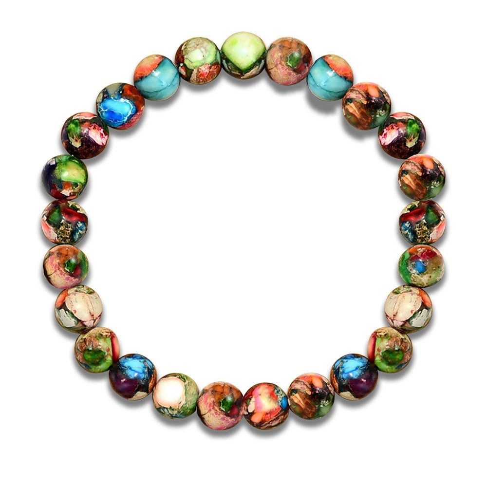 The Beauty House Armband Edelstein Armband für Damen & Herren – Naturstein, Energie Schmuck, elastisch & handgefertigt