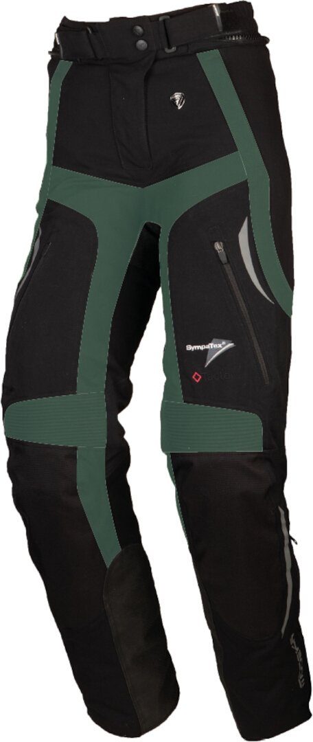 Modeka Motorradhose Takuya Damen Motorrad Textilhose Knieprotektoren enthalten,wasserdicht