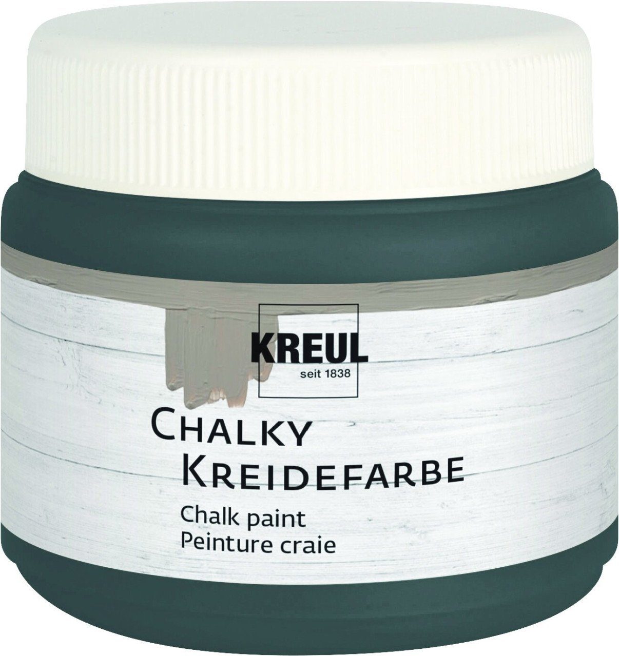 Kreul Bastelfarbe Kreul Chalky Kreidefarbe volcanic gray 150 ml