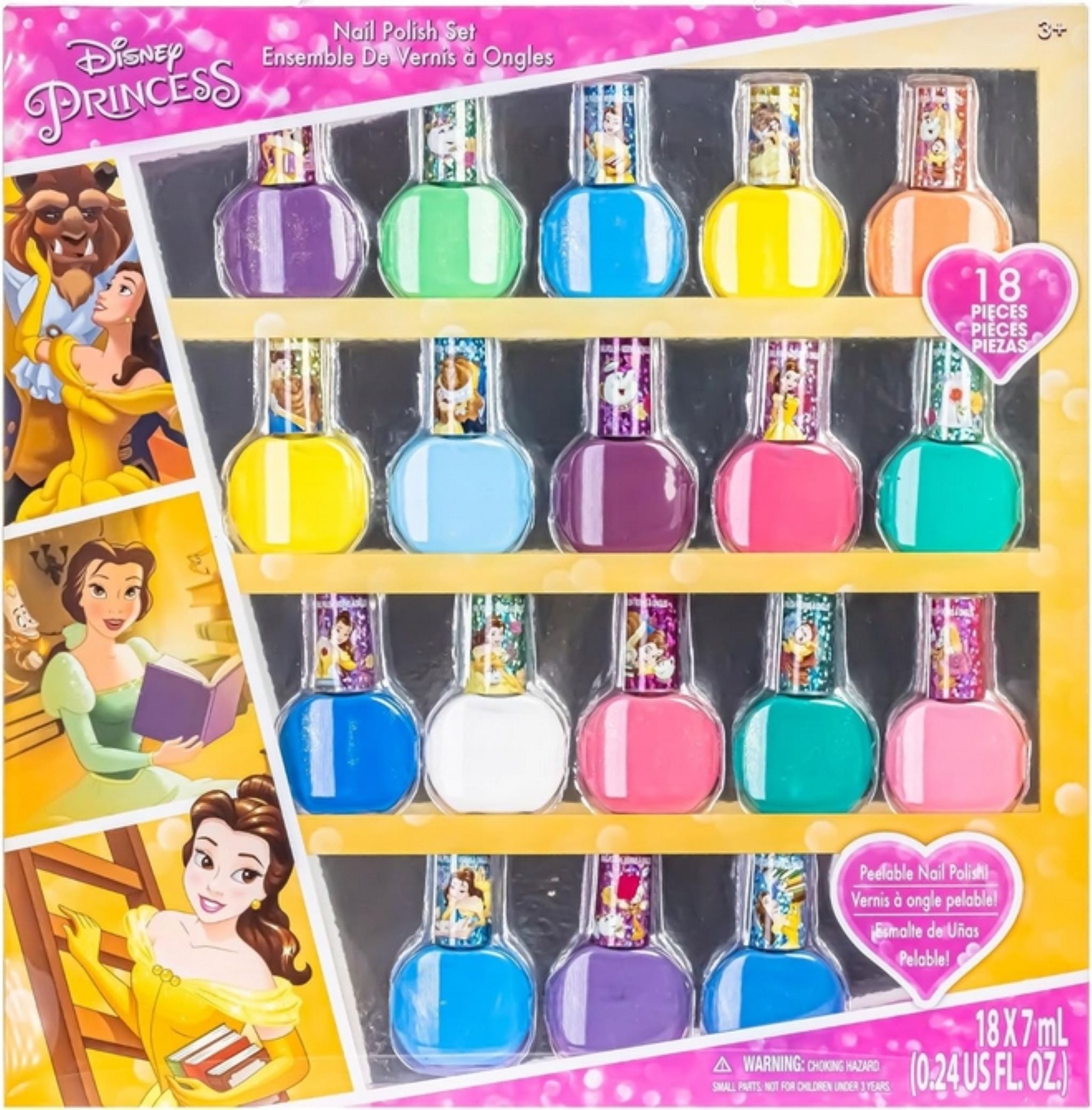 Disney Nagellack Disney Princess Nagellack-Set für Mädchen - 18 Stück, 18-tlg.