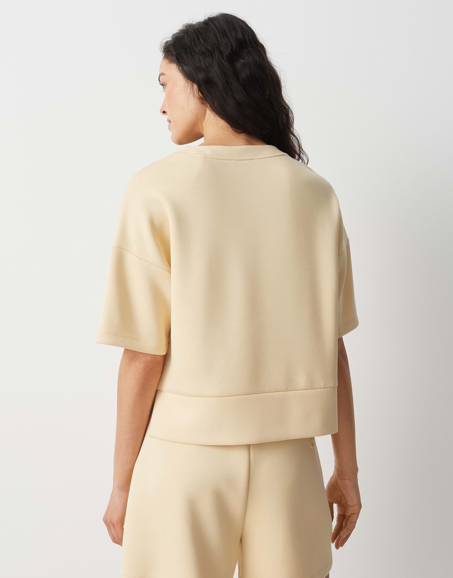 OPUS Sweatshirt Gasopa aus softem Sweat mit angerauter Oberfläche Bündchen schaffen einen soften und bequemen Abschluss