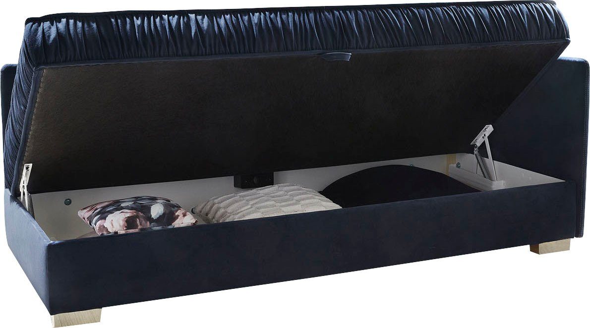 Jockenhöfer Gruppe Relaxliege Dana, B: 207 cm, Liegefl. 91x202 cm, mit Bettfunktion, Bettkasten & Zierkissen