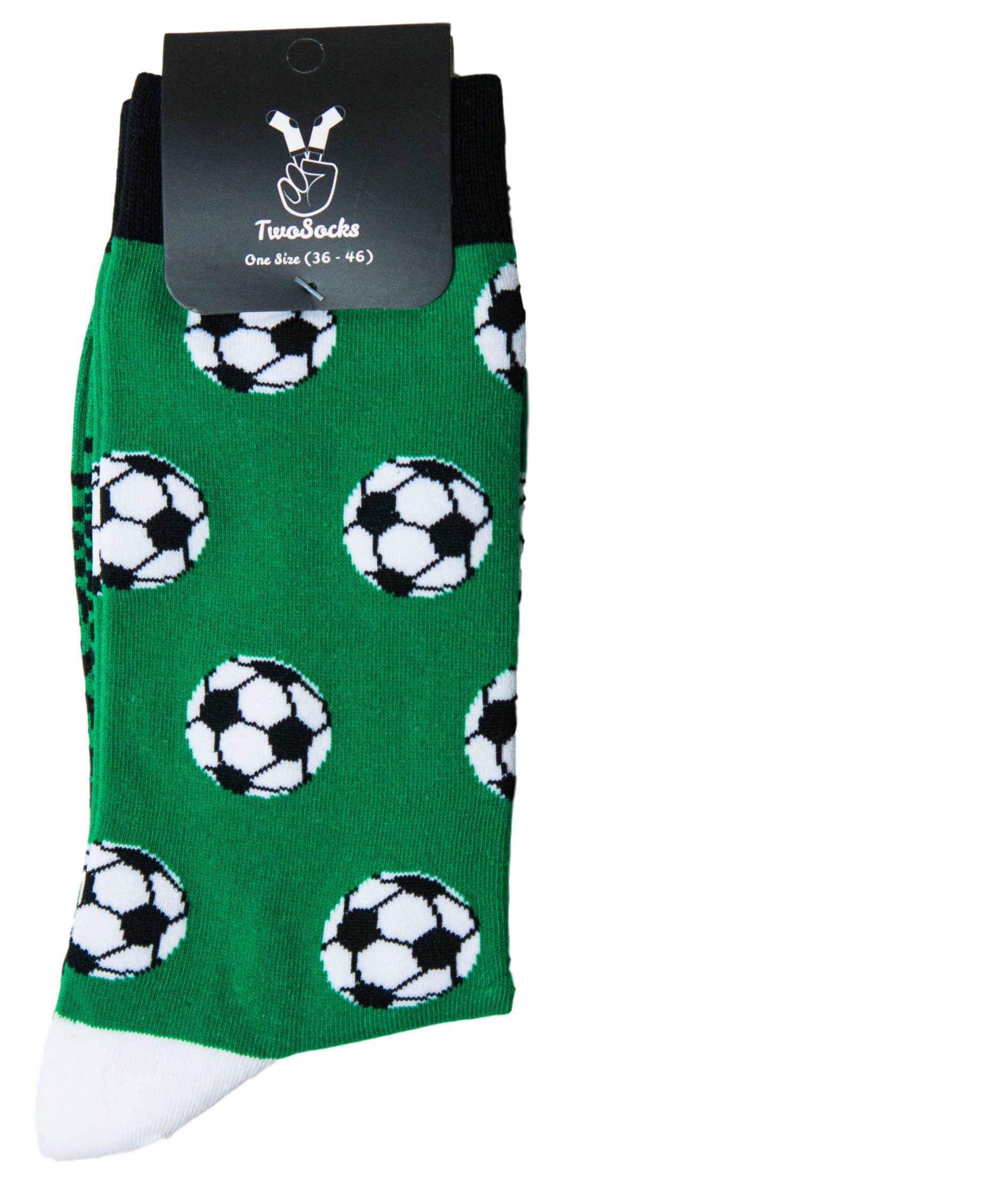 TwoSocks Freizeitsocken Fussball Шкарпетки lustige Шкарпетки Herren & Damen, Einheitsgröße