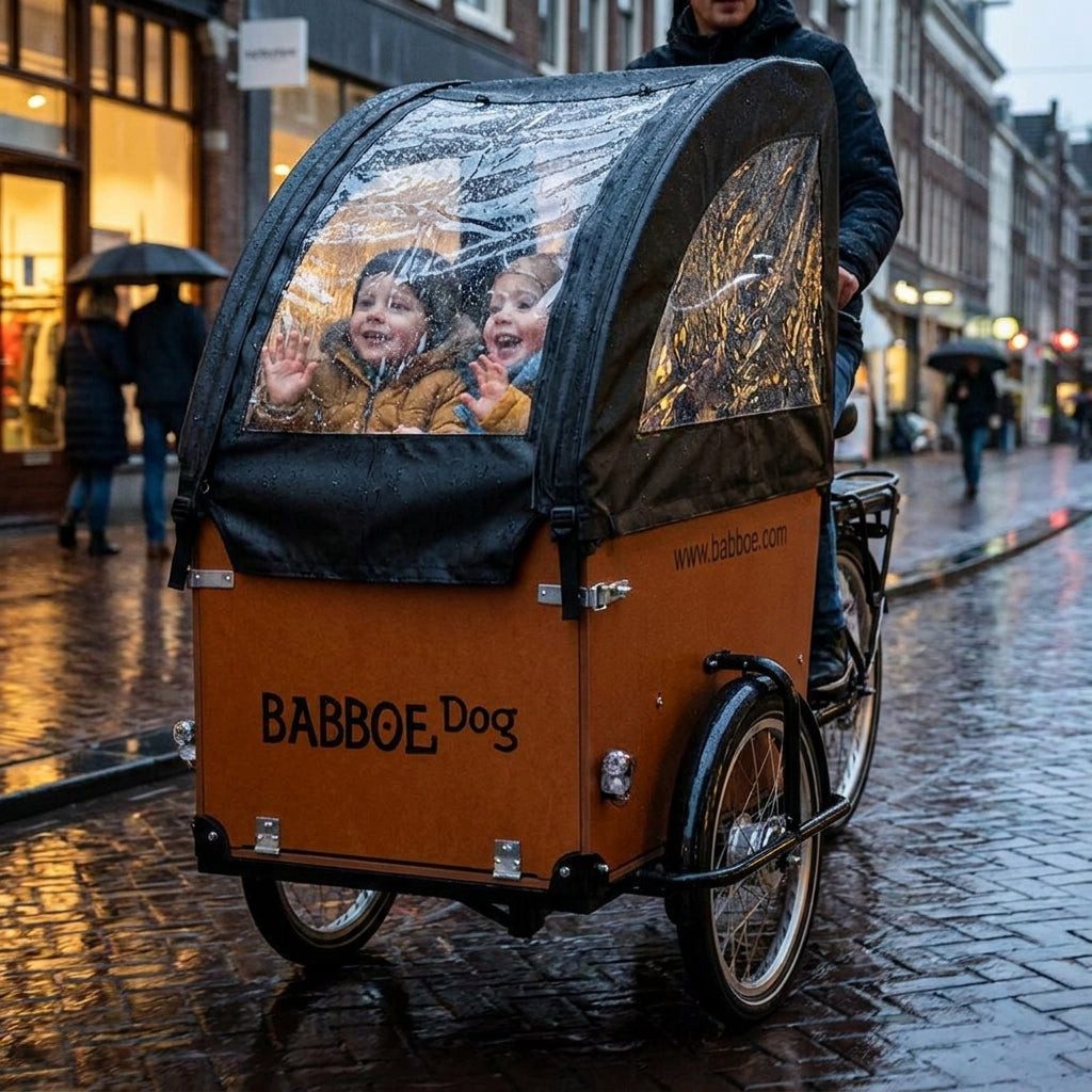 Babboe Regenverdeck Babboe Regenverdeck schwarz für Dog PVC