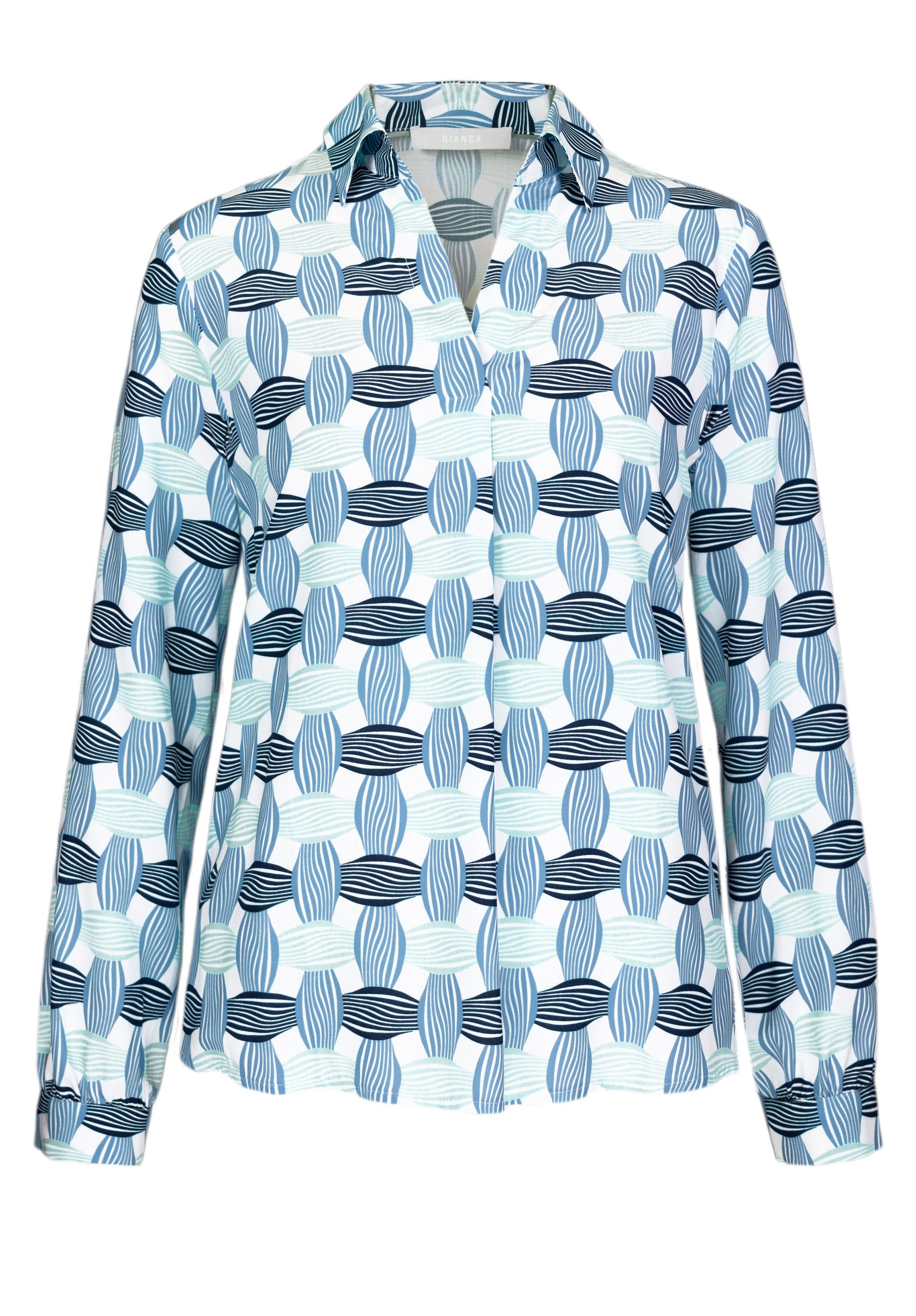bianca Druckbluse ADINA in modernem Grafik-Print günstig online kaufen