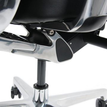 hjh OFFICE Drehstuhl Luxus Chefsessel VERMONT Leder mit Armlehnen (1 St), Bürostuhl ergonomisch