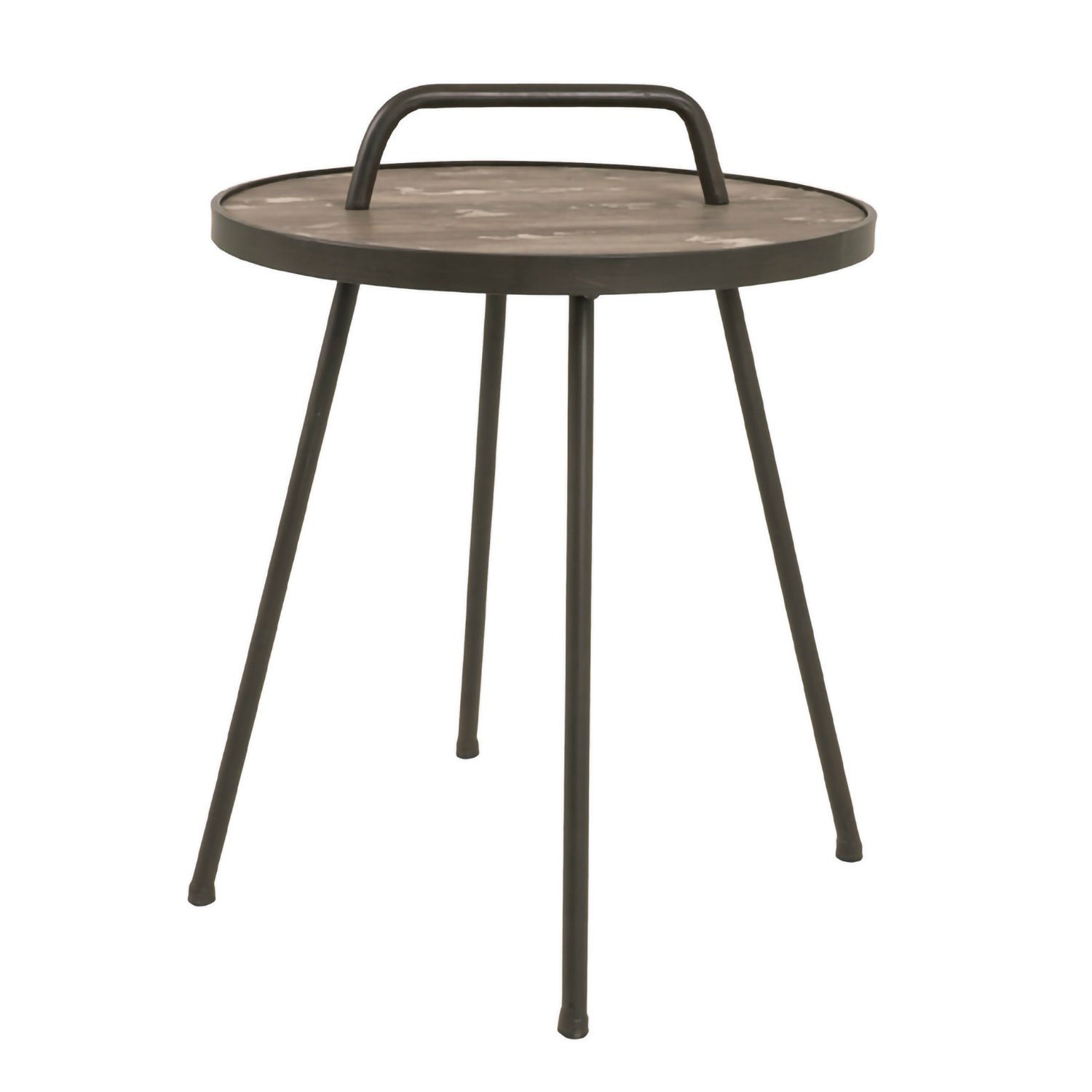Beistelltisch HAKU Möbel Beistelltisch - braun-vintage - H. 65cm