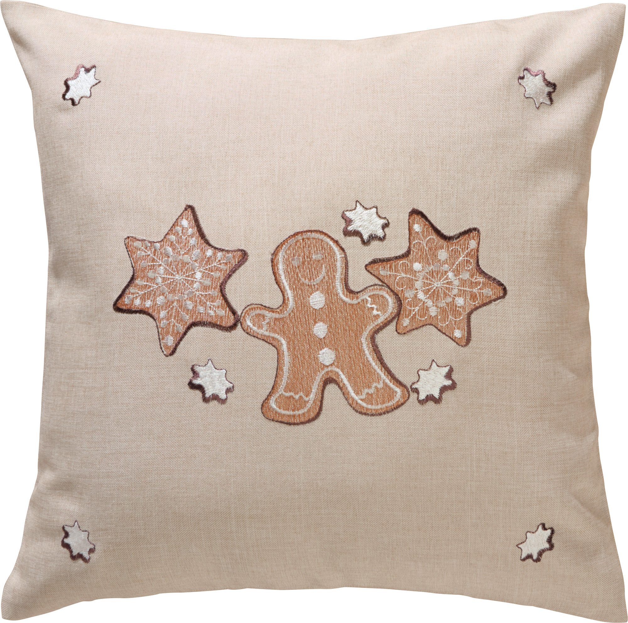 REDBEST Kissenhülle Kissenhülle "Lebkuchen", Motiv/Sterne