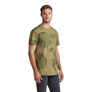 G-Star RAW T-Shirt Herren T-Shirt -Desert Camo, Rundhals, Organic