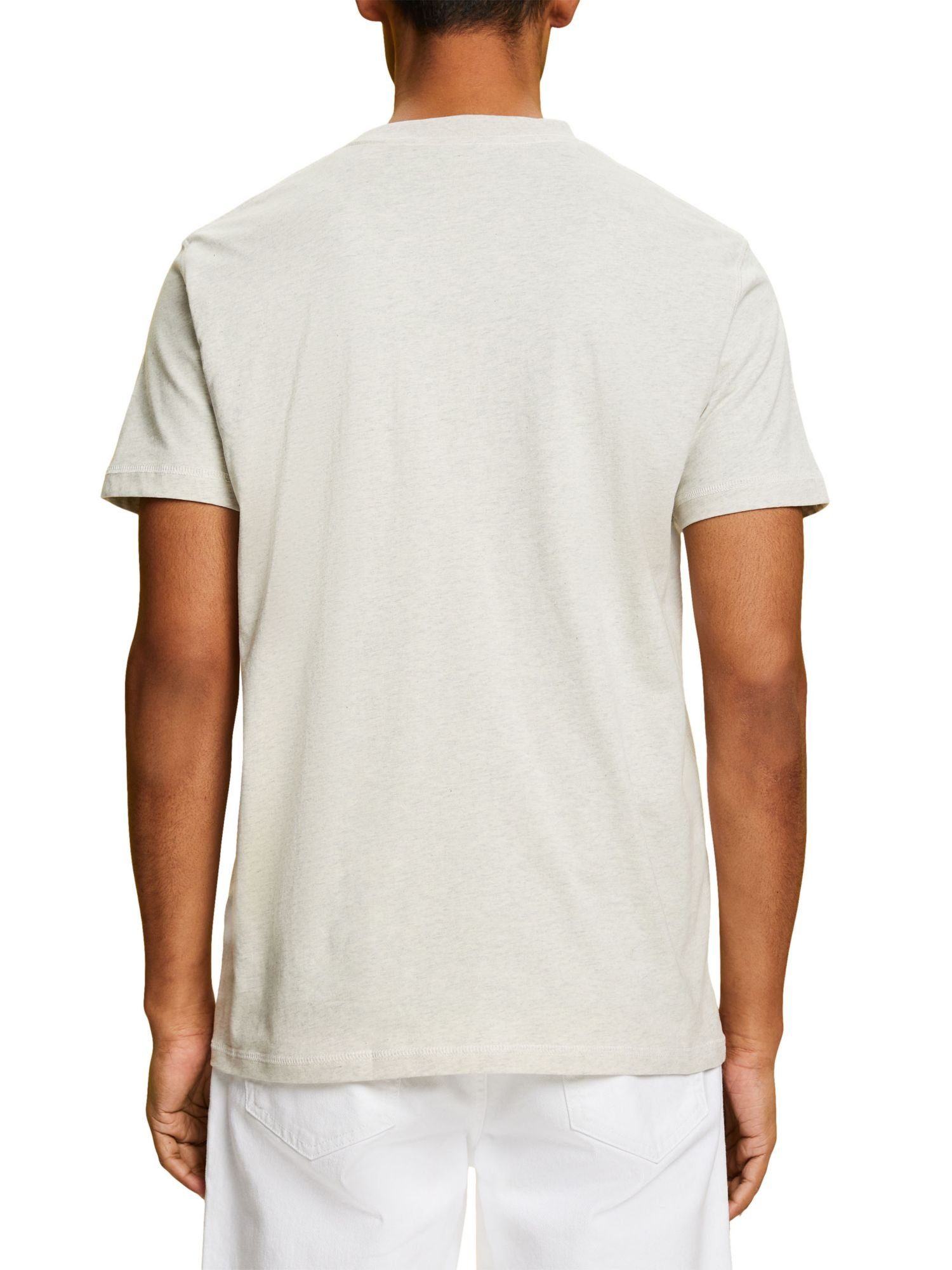 Esprit T-Shirt T-Shirt (1-tlg) ICE Baumwolljersey aus
