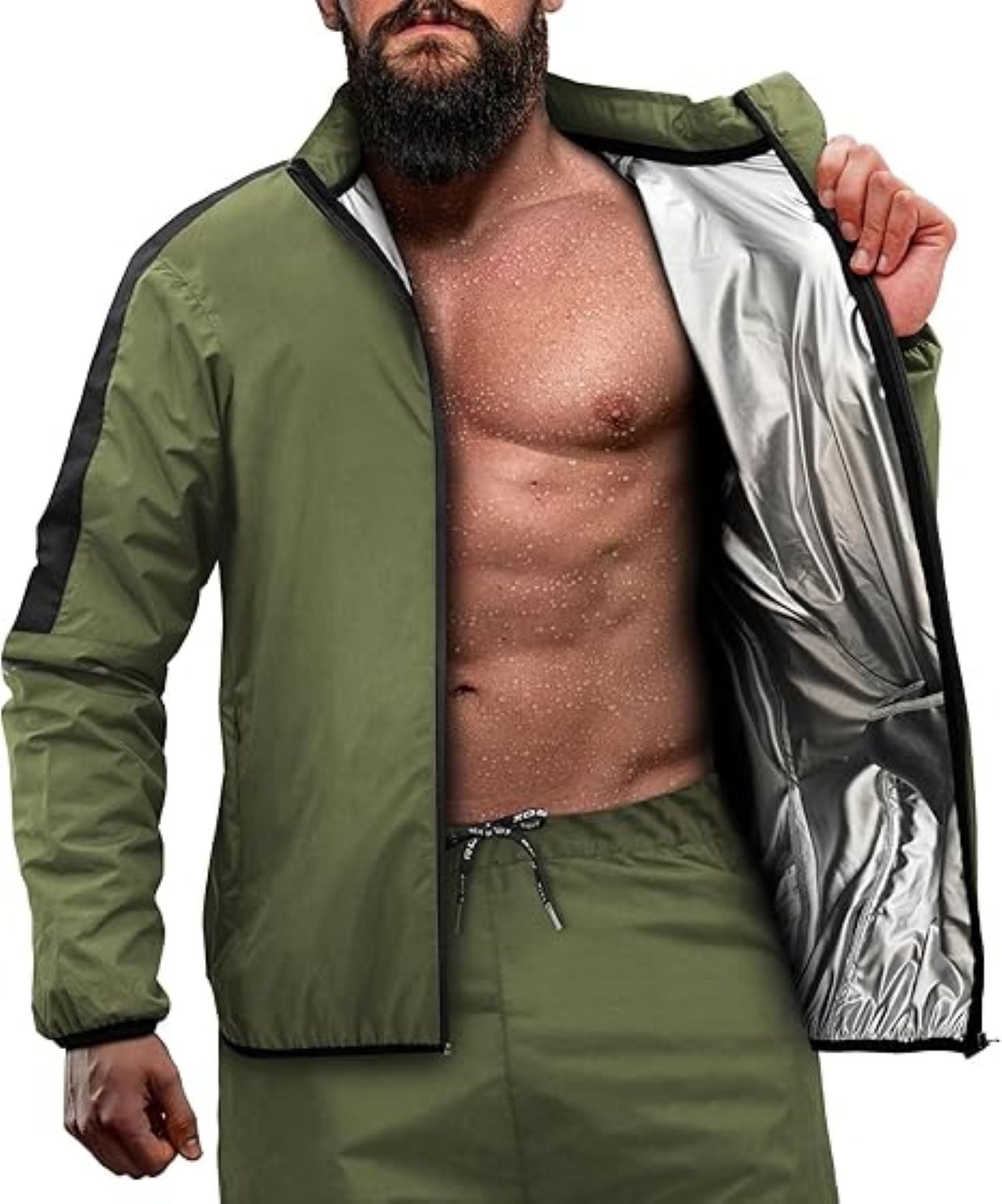 RDX Thermohemd RDX Sweat Suit for Weight Loss,Sauna suit Thermal Fitness Men Women