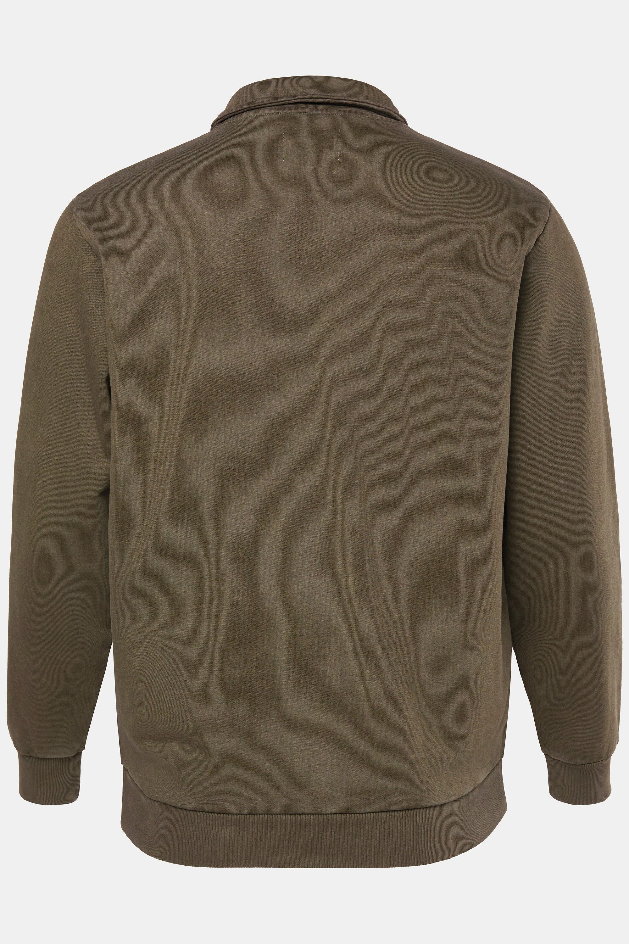 JP1880 Sweatshirt Rugby-Sweater Vintage Look kleiner Stick