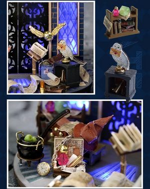 Cute Room 3D-Puzzle Puppenhaus Miniatur DIY hölzernes Zauber Tür, Puzzleteile, DIY Miniatur Modellbausatz zum basteln-Zauberflaschen-Serie