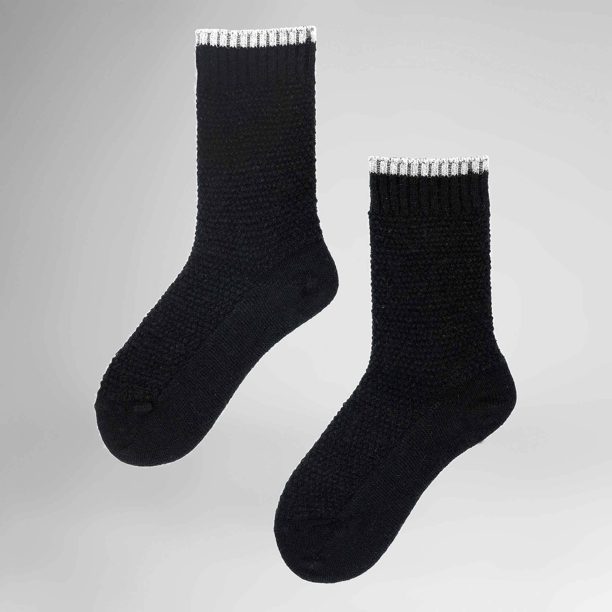Hudson Basicsocken Bubble (1-Paar) Socken mit Perlfang-Muster