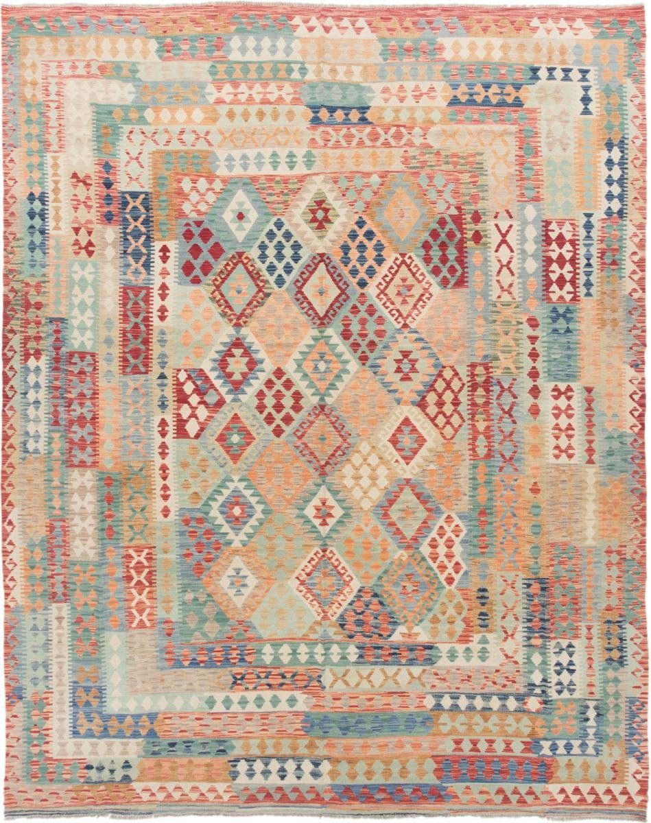 Orientteppich Kelim Afghan 316x395 Handgewebter Orientteppich, Nain Trading, rechteckig, Höhe: 3 mm