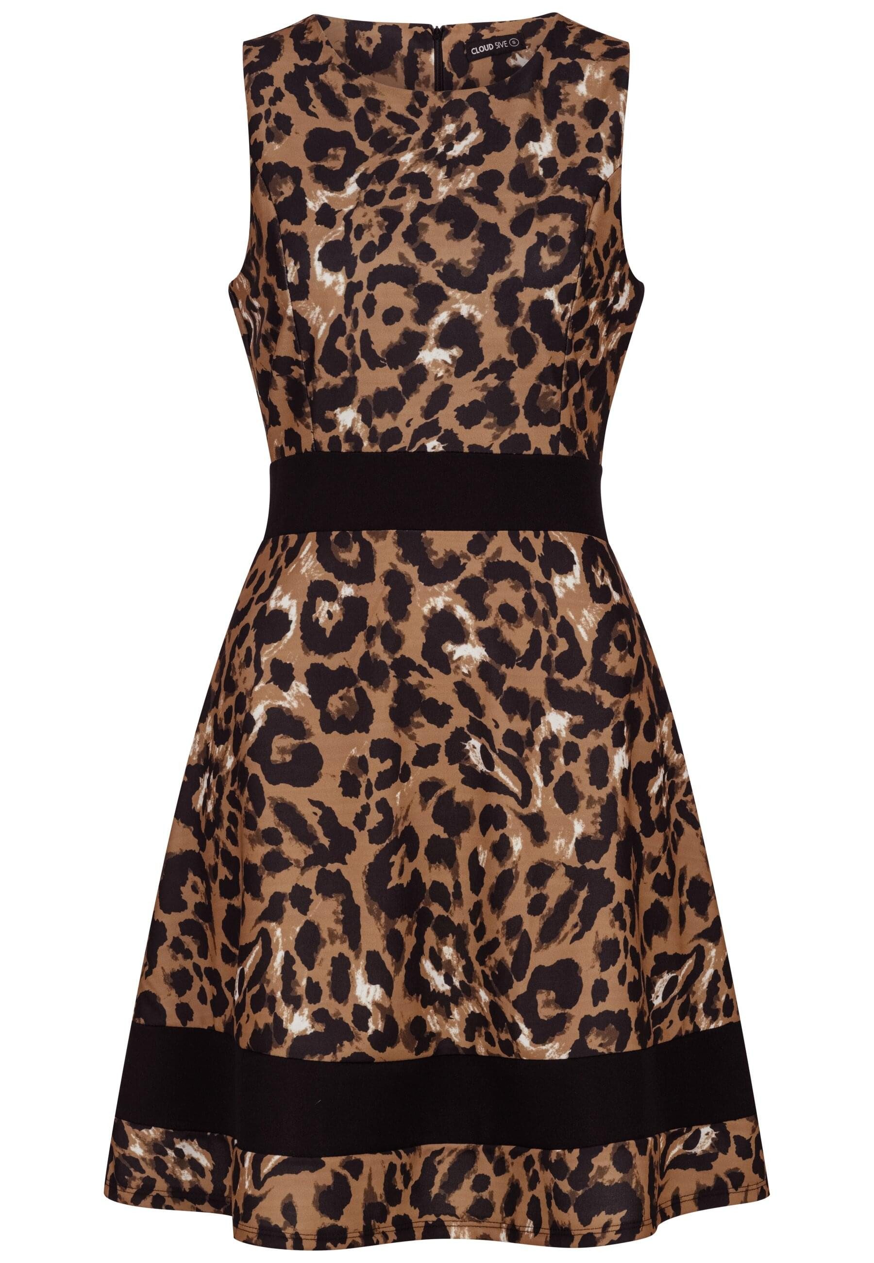 CLOUD 5IVE Shirtkleid CLOUD 5IVE Cloud 5ive Dress with All-Over Leo Print b günstig online kaufen